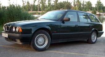 BMW 5-Series Touring.    totalcar.hu
