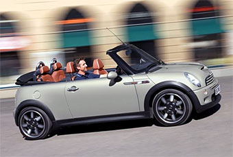Mini Cooper S Convertible Sidewalk