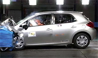 Toyota Auris.  EuroNCAP