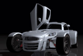 Donkervoort D8 Coupe.    autoblog.nl