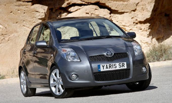 Toyota Yaris SR.  Toyota