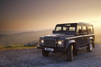 Land Rover Defender.  Land Rover