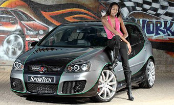 Volkswagen P Cubed Golf.  Sportech