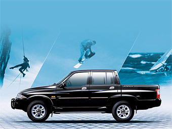 SsangYong Musso Sports.  SsangYong