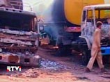В Пакистане сожжена шестая автоколонна с горючим для НАТО в Афганистане