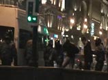 В результате несколько человек получили ранения, были замечены молодые люди с окровавленными лицами