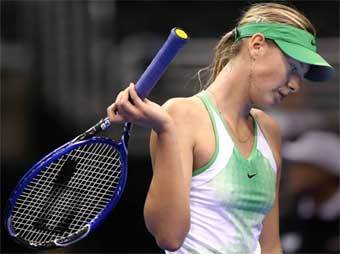 Мария Шарапова на турнире в Лос-Анджелесе. Фото с сайта sharapova.ru