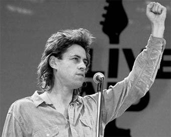 Боб Гелдоф. Фото с сайта www.bobgeldof.info