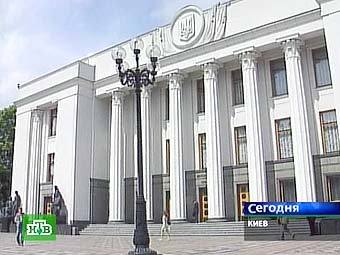 Верховная Рада Украины. Кадр телеканала НТВ