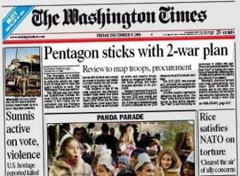   The Washington Times.    voltairenet.org
