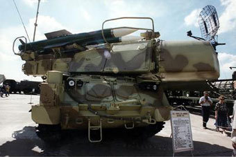 Пусковая установка Бук-М1. Фото с сайта pvo.guns.ru