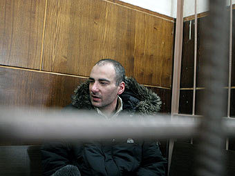 Василий Алексанян в зале суда. Кадр телекомпании НТВ, архив