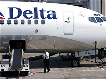 Самолет авиакомпании Delta Airlines. Фото AFP