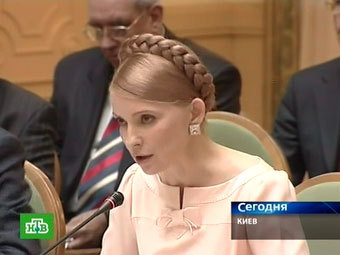 Юлия Тимошенко. Кадр телеканала НТВ, архив