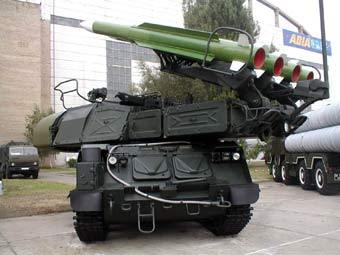 ЗРК "Бук-М1". Фото Павла Сергеева с сайта pvo.guns.ru 