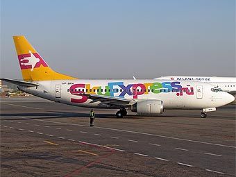 Boeing-737 авиакомпании Sky Express в аэропорту Внуково. Фото с сайта jetphotos.net