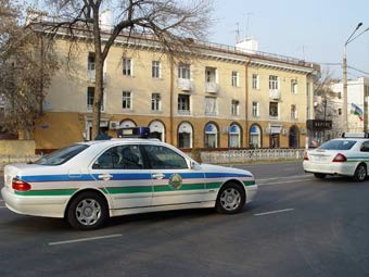 Автомобили милиции в Ташкенте. Фото "Фергана.Ру"