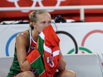 Белорусская баскетболистка Елена Левченко