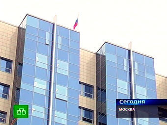 Здание Следственного комитета. Кадр телеканала НТВ
