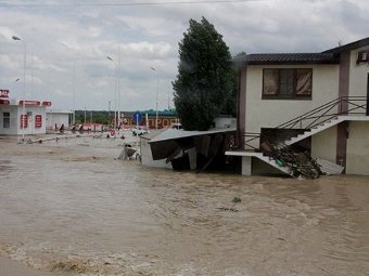 Последствия наводнения в Крымске. Фото МЧС РФ, переданное ©AFP